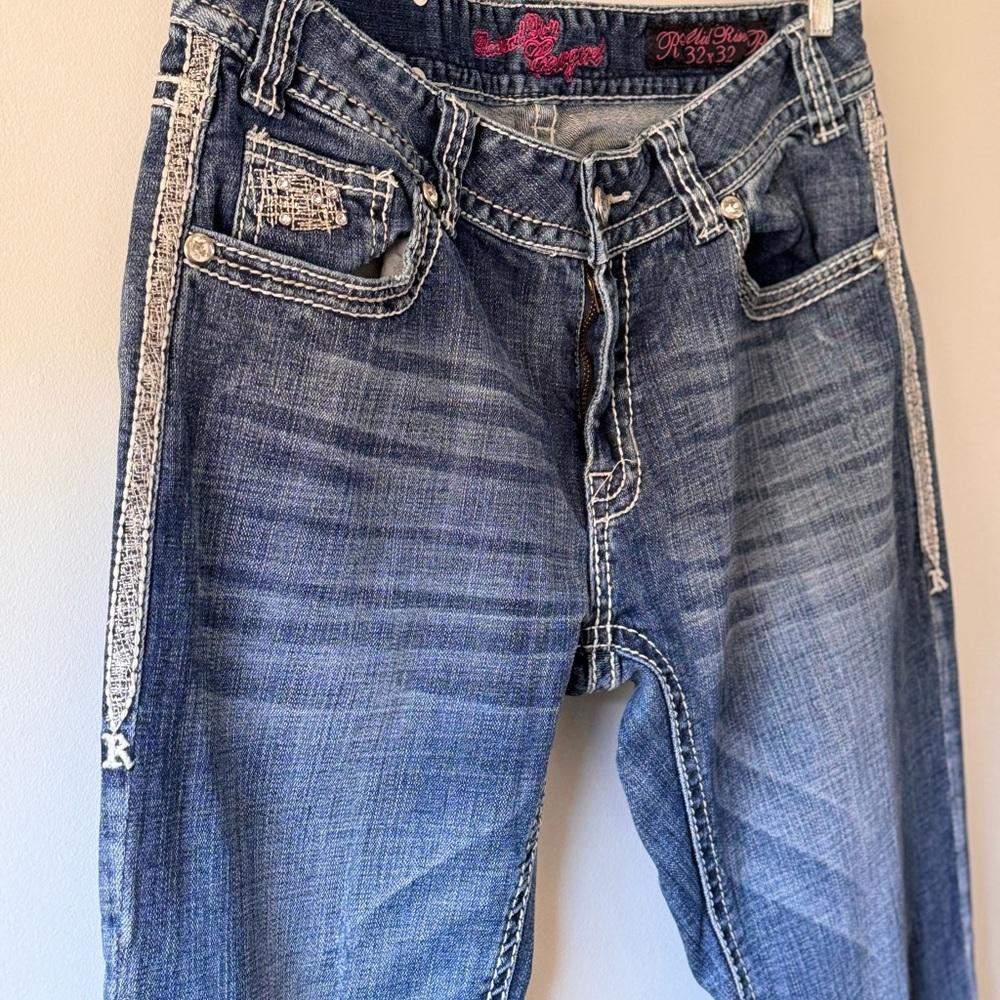 Women’s, Rock & Roll Cowgirl, Boot Cut Denim Jeans - Picture 8 of 14